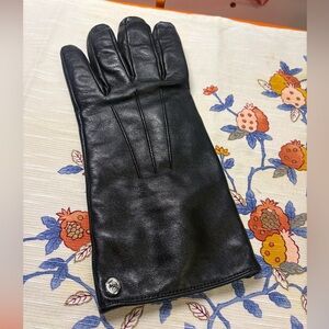 Coach Lambskin Black Turnlock Tech SINGLE Glove Lefthand ONLY size 7.5